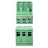 3 Pin Combicon Connector Male and Female Set Close 5.08mm